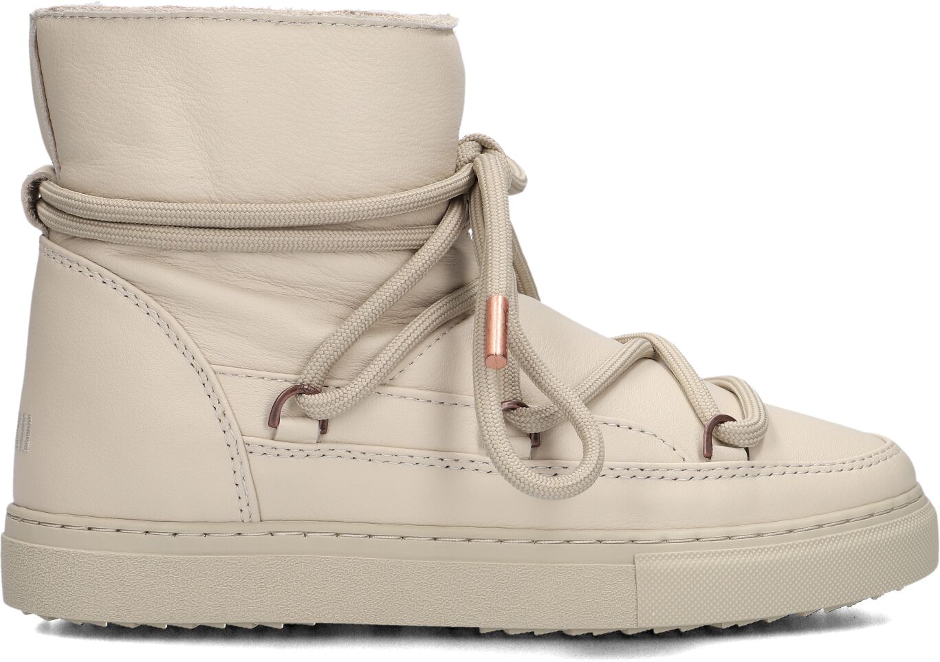Inuikii Vachtlaarzen Dames Full Leather, Maat: 38, Materiaal: Leer, Kleur: Creme