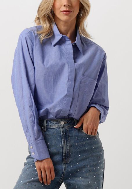 Lichtblauwe COPENHAGEN MUSE Blouses CMPOPLI-SHIRT - large