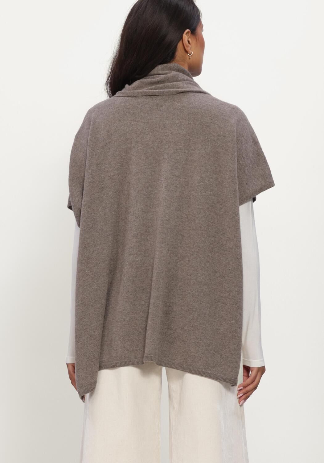 Taupe LISA YANG Trui JORDANA CAPE - large
