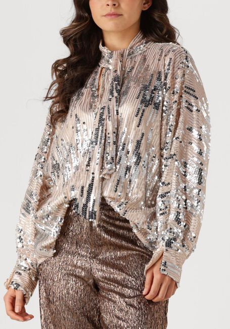 Zilveren AMAYA AMSTERDAM Blouses GLITTER BLOUSE - large