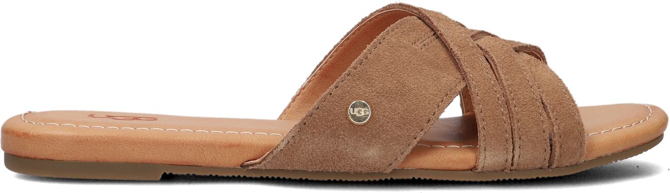 UGG Slippers
Dames W Kenleigh Slide, Maat: 41-, Materiaal: Suède, Kleur: Bruin