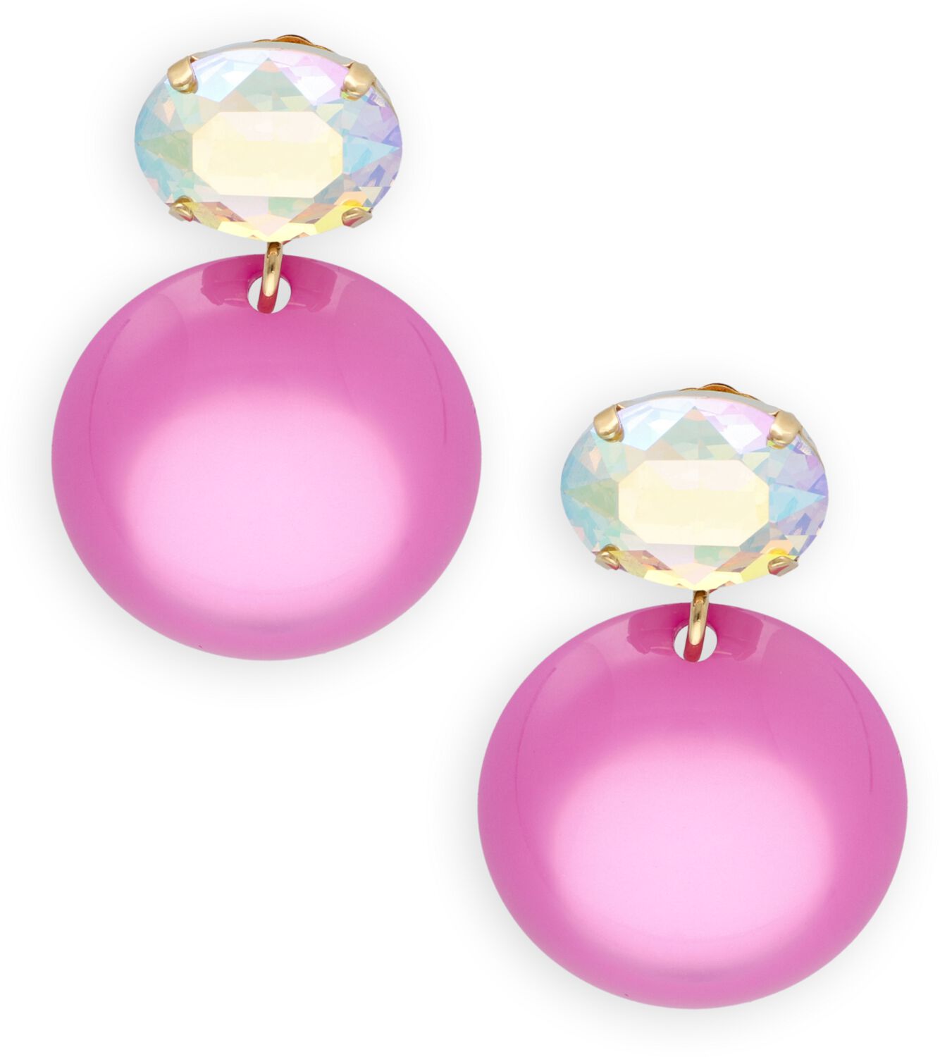 LOTT. gioielli Sieraad
Dames Ce Re Circle Element, Kleur: Fuchsia afbeelding 1