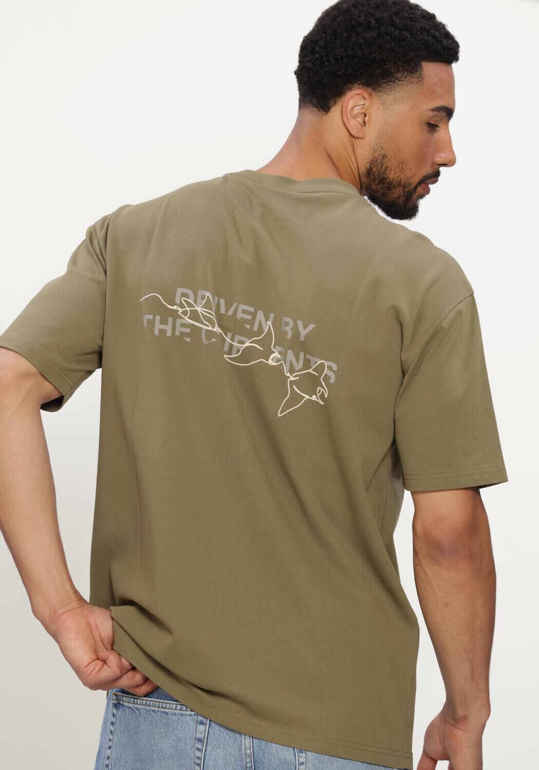 Groene LAW OF THE SEA T-shirt JOURNEY - large