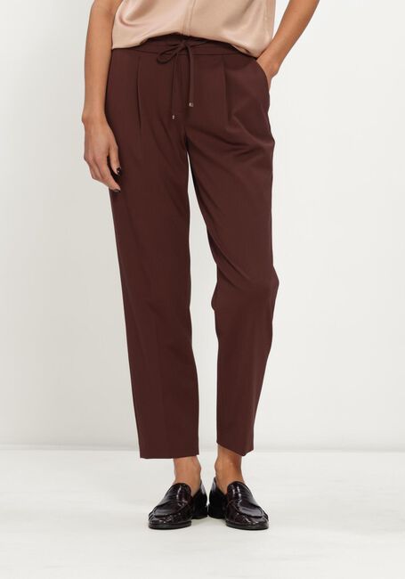 Bruine LUISA CERANO Wijde broek JOGGPANTS AUS PUNTO-MILANO - large