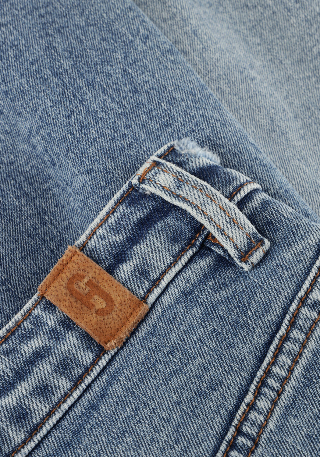 Blauwe JANICE Wide jeans BILLY - large