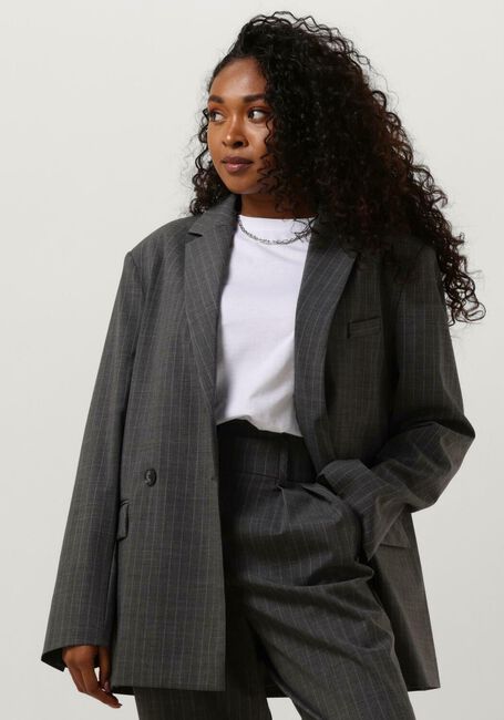Grijze PENN & INK Blazer W23N1423 - large