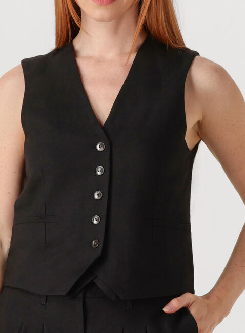 Zwarte HERSKIND Gilet DOUBLE UP VEST - large
