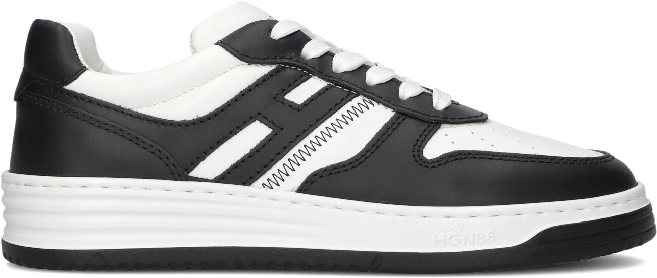 Hogan Lage Sneakers Dames Hxw6300eu50, Maat: 38, Materiaal: Leer, Kleur: Zwart
