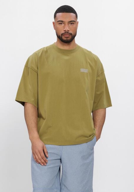 Groene AMERICAN VINTAGE T-shirt GIXY - large