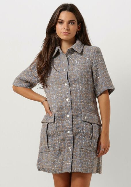 Zand SECOND FEMALE Mini jurk LILJE DRESS - large