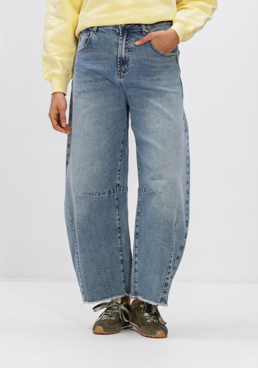 Janice Wide Jeans Dames Billy, Maat: 29, Kleur: Blauw afbeelding 1