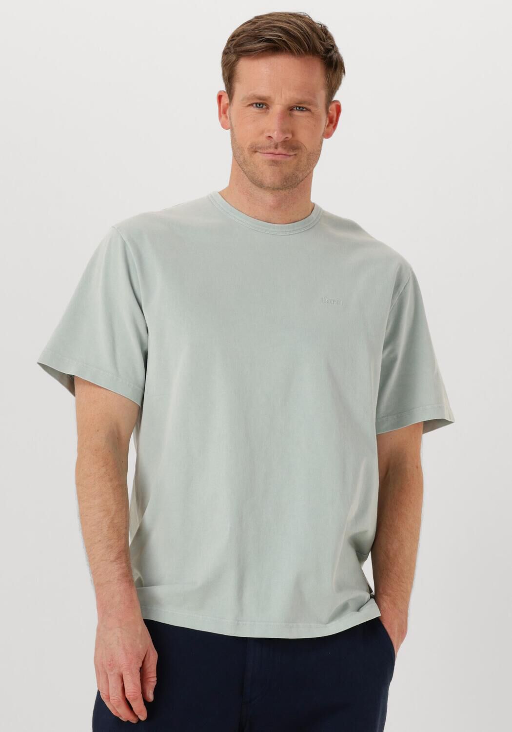 Forét T-Shirt Heren Oak Faded Wash T-shirt, Maat: XL, Kleur: Mint afbeelding 1