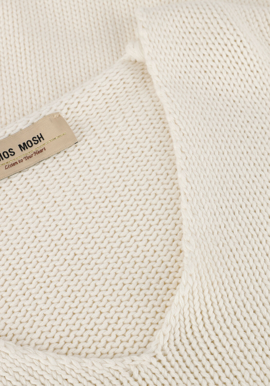 Ecru MOS MOSH Trui MMBINE LSV-NECK KNIT - large