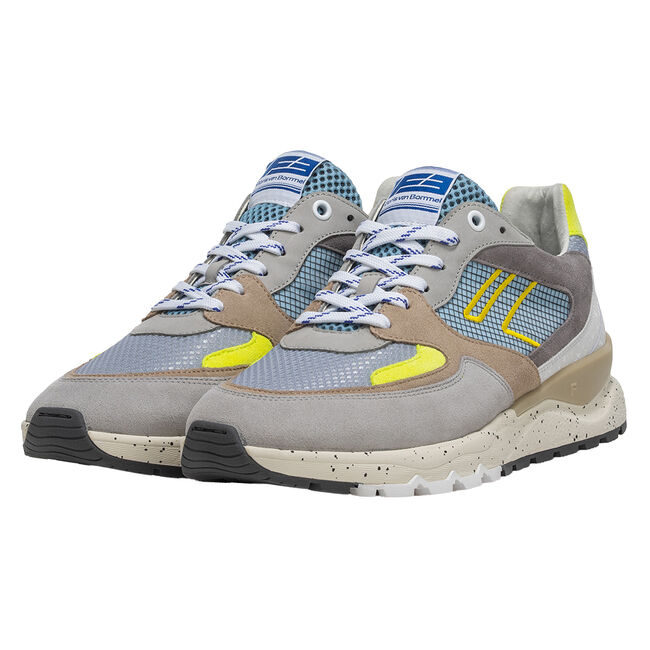 Blauwe FLORIS VAN BOMMEL Lage sneakers SFM-10243 DE TREENER - large