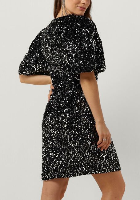 Zwarte CO'COUTURE Mini jurk SERENACC SEQUIN DRESS - large