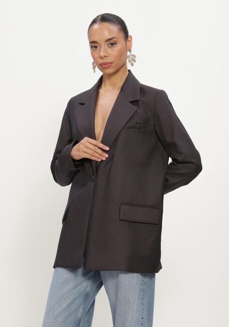 Donkergrijze MARGAUX LONNBERG Blazer NORTON VESTE - large