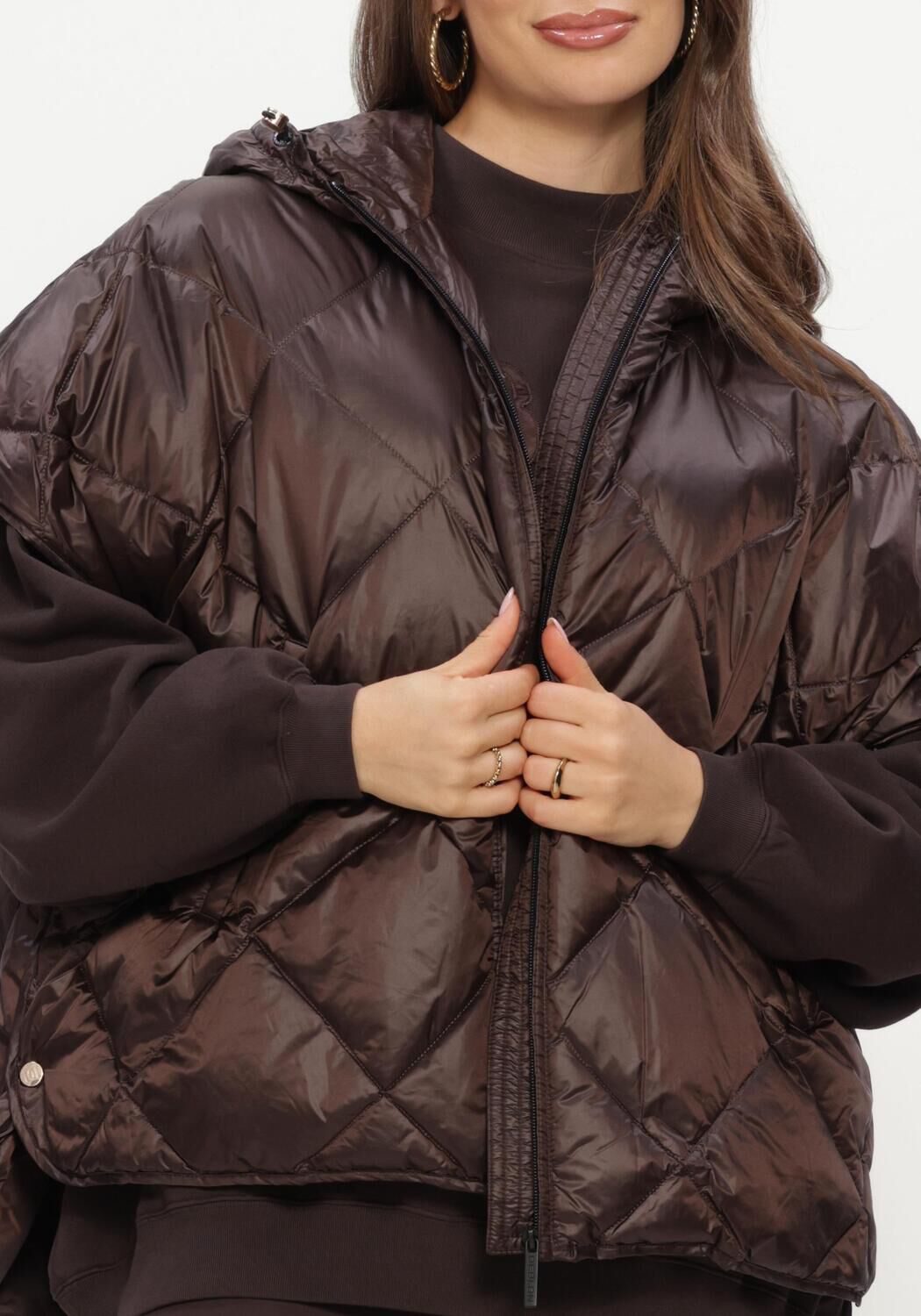 Bruine DEBLON SPORTS Bodywarmer BOWIE CAPE - large