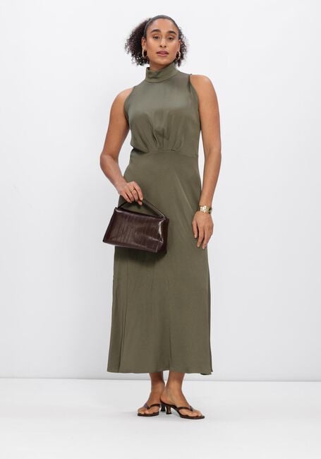 Khaki DRYKORN Maxi jurk AMABEL - large