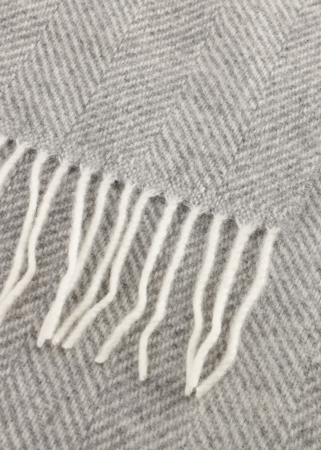 Grijze PROFUOMO Sjaal SCARF LAMBSWOOL - large