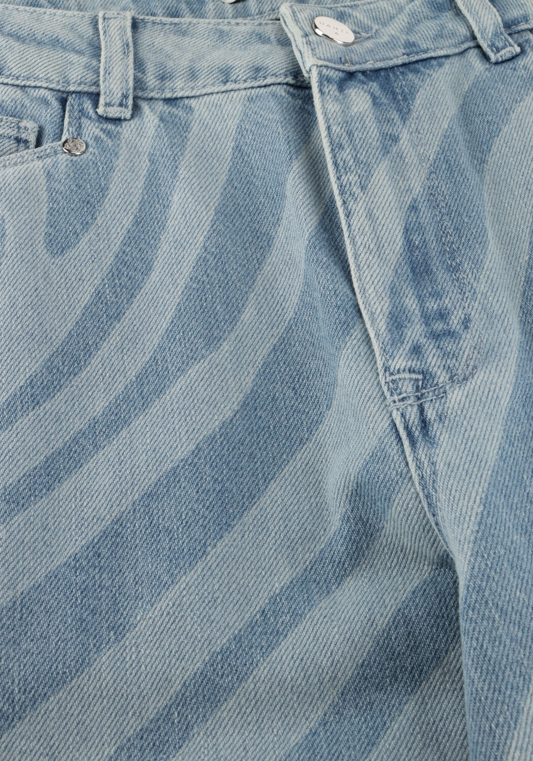 Lichtblauwe DANTE6 Wide jeans WIDE LEG PRINTED JEANS - large
