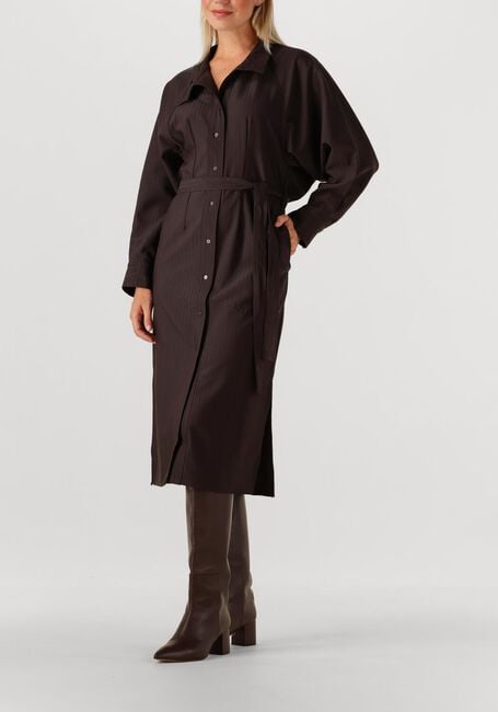 Bruine CO'COUTURE Midi jurk ZELLACC BATWING DRESS - large