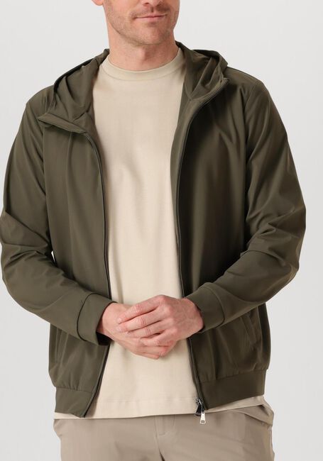 Groene FERILLI Vest TECH FZ HOODIE - large