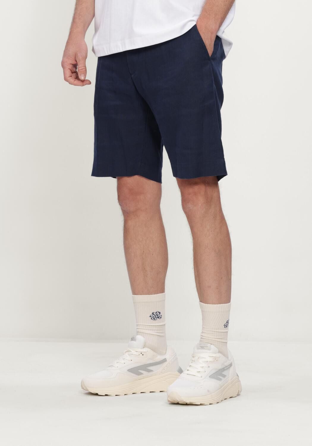 Donkerblauwe NN.07 Korte broek BILLIE SHORTS 1454 - large