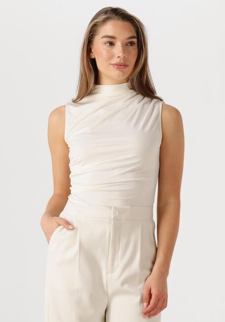 Gebroken wit ROSEMUNDE Top BILLIE SL DRAPE TOP - large