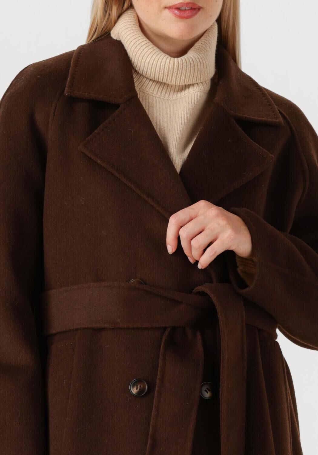 Bruine IBANA Mantel CASSIA - large