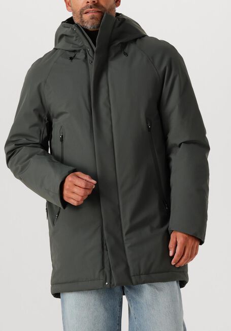 Donkergroene KRAKATAU Parka's 125200008 - large