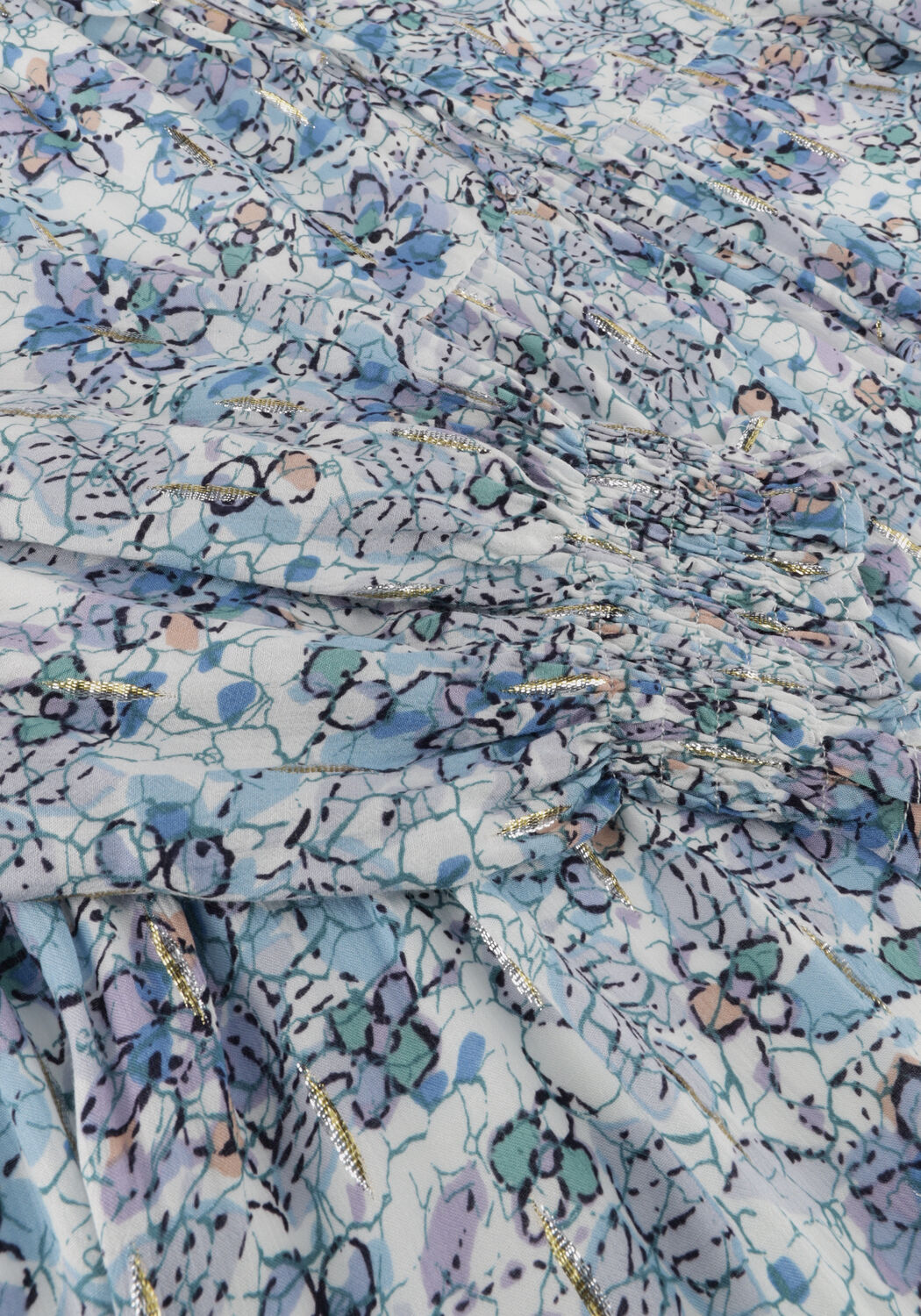 Blauwe SUNCOO Mini jurk CAROLE - large