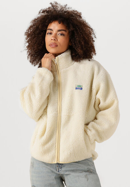 Ecru AMERICAN VINTAGE Faux fur jas HOKTOWN WOMAN - large