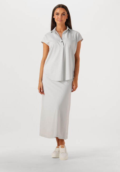 Grijze PENN & INK Midirok SKIRT - large