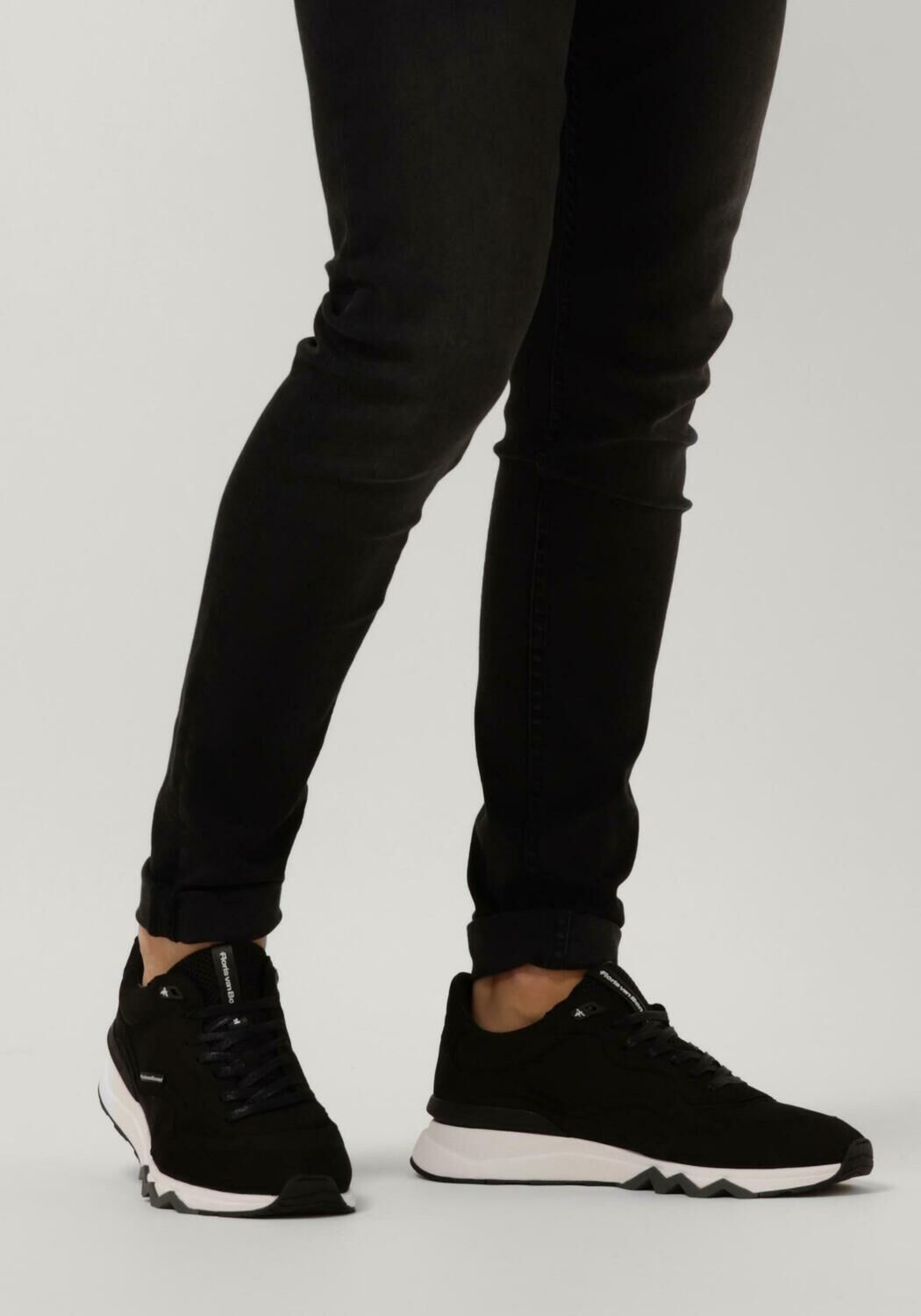 Zwarte FLORIS VAN BOMMEL Lage sneakers SFM-10136 DE ZAGER - large