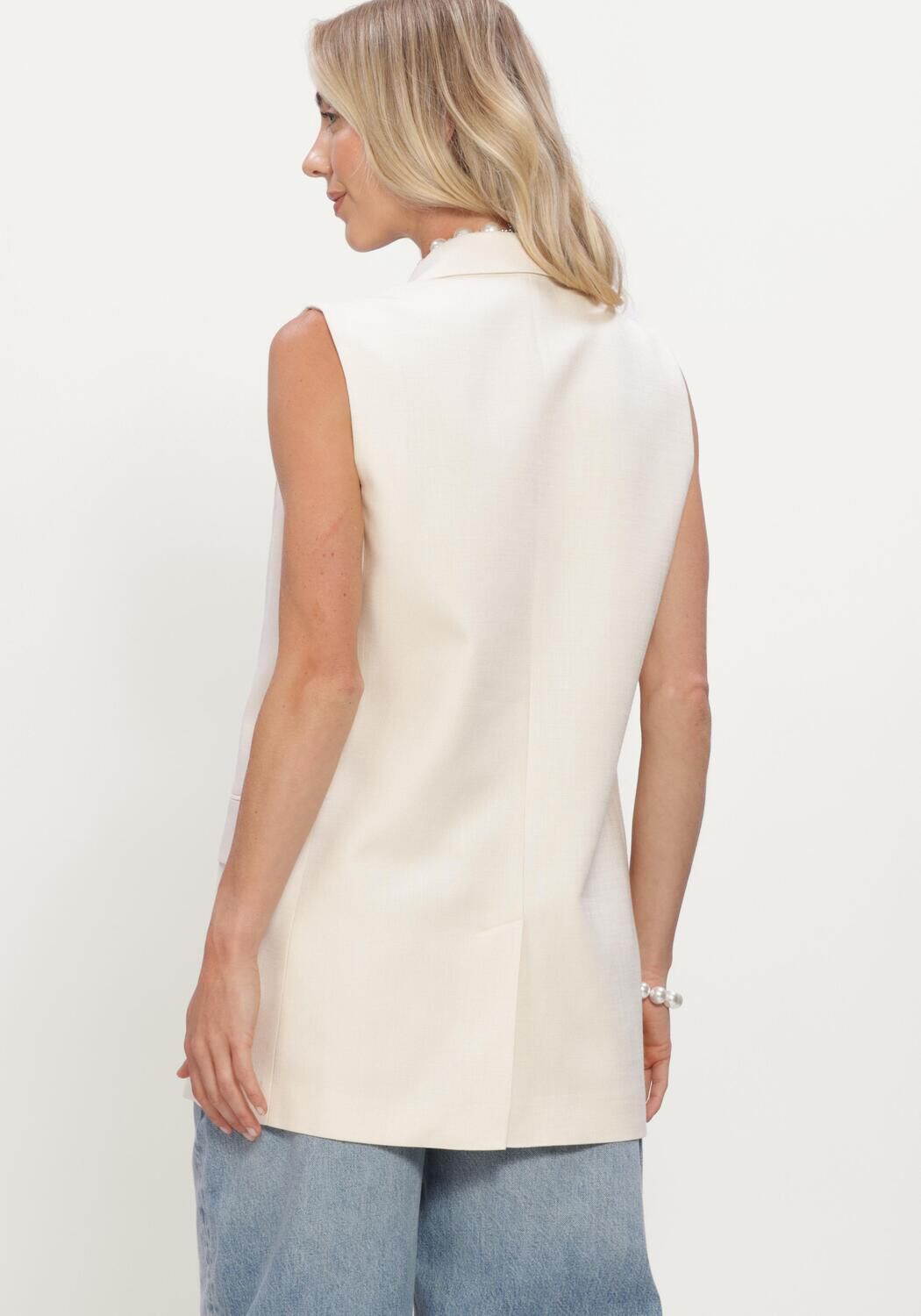 Ecru ANINE BING Gilet SARA VEST - large