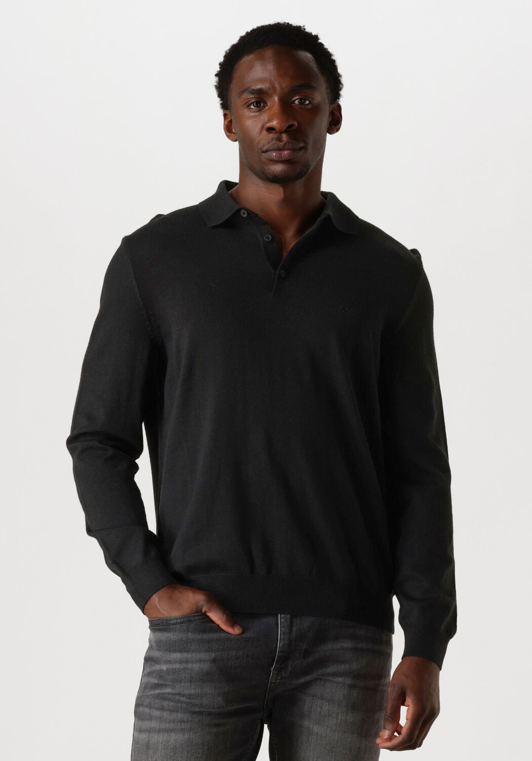 Boss Black Trui Heren Bono-l, Maat: M, Kleur: Zwart