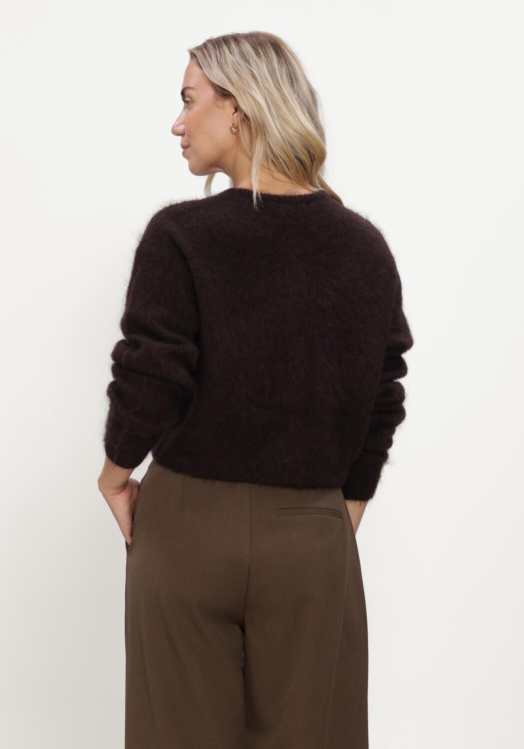 Bruine GESTUZ Vest GZDEBBIE CARDIGAN - large
