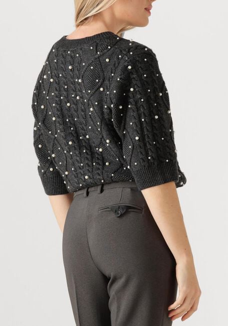 Donkergrijze GESTUZ Trui GZTAIBA DECO PULLOVER - large