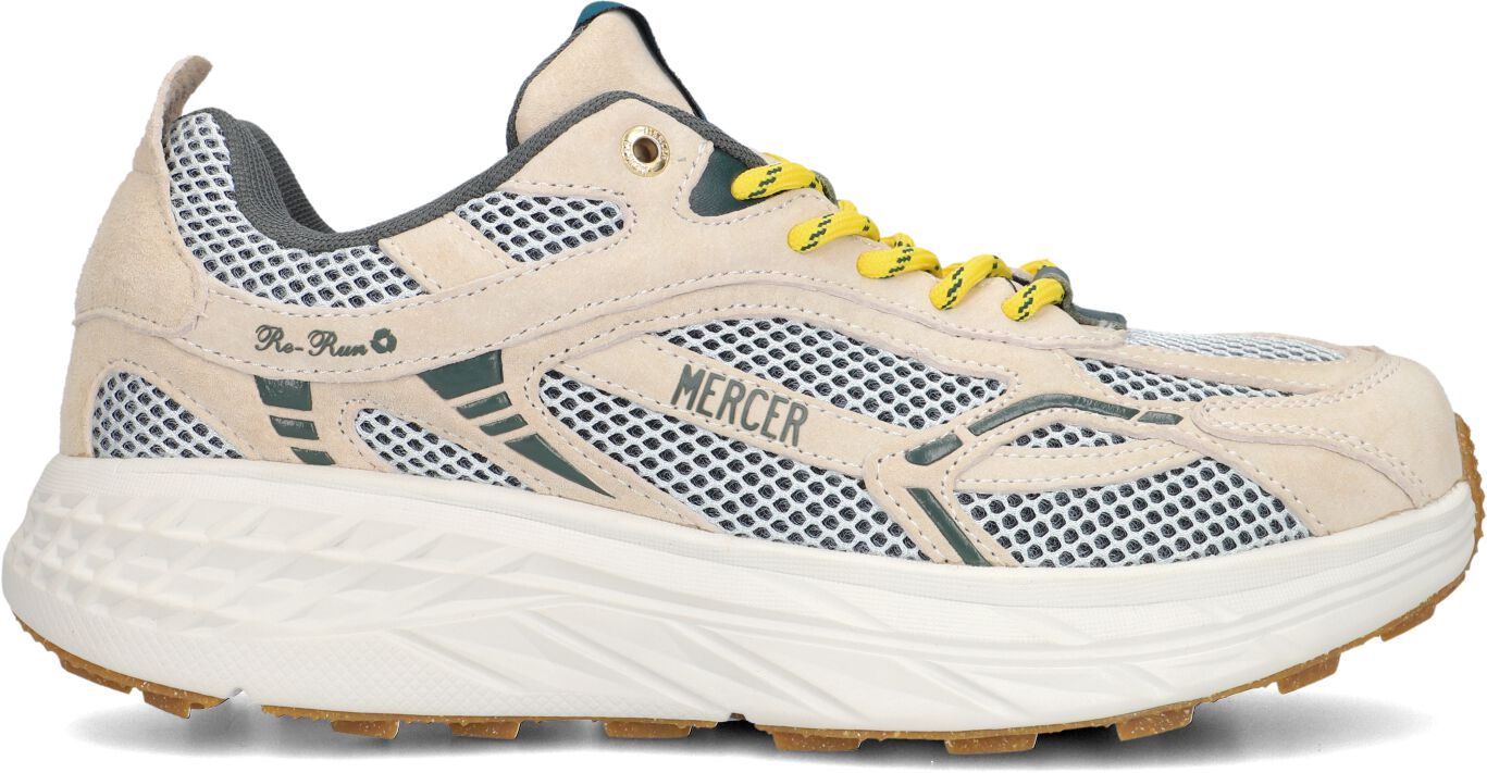 Mercer Amsterdam Lage Sneakers Heren Re-run Max, Maat: 42, Materiaal: Suède, Kleur: Grijs