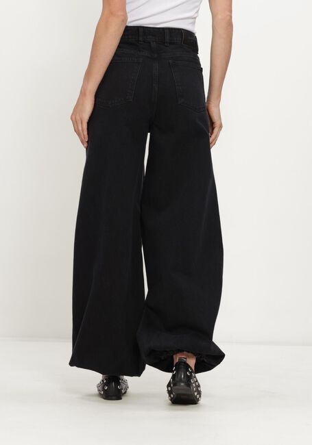 Zwarte HAUTE L'AMITI&Eacute; Broeken DENIM HAREM TALL PANT BLACK - large