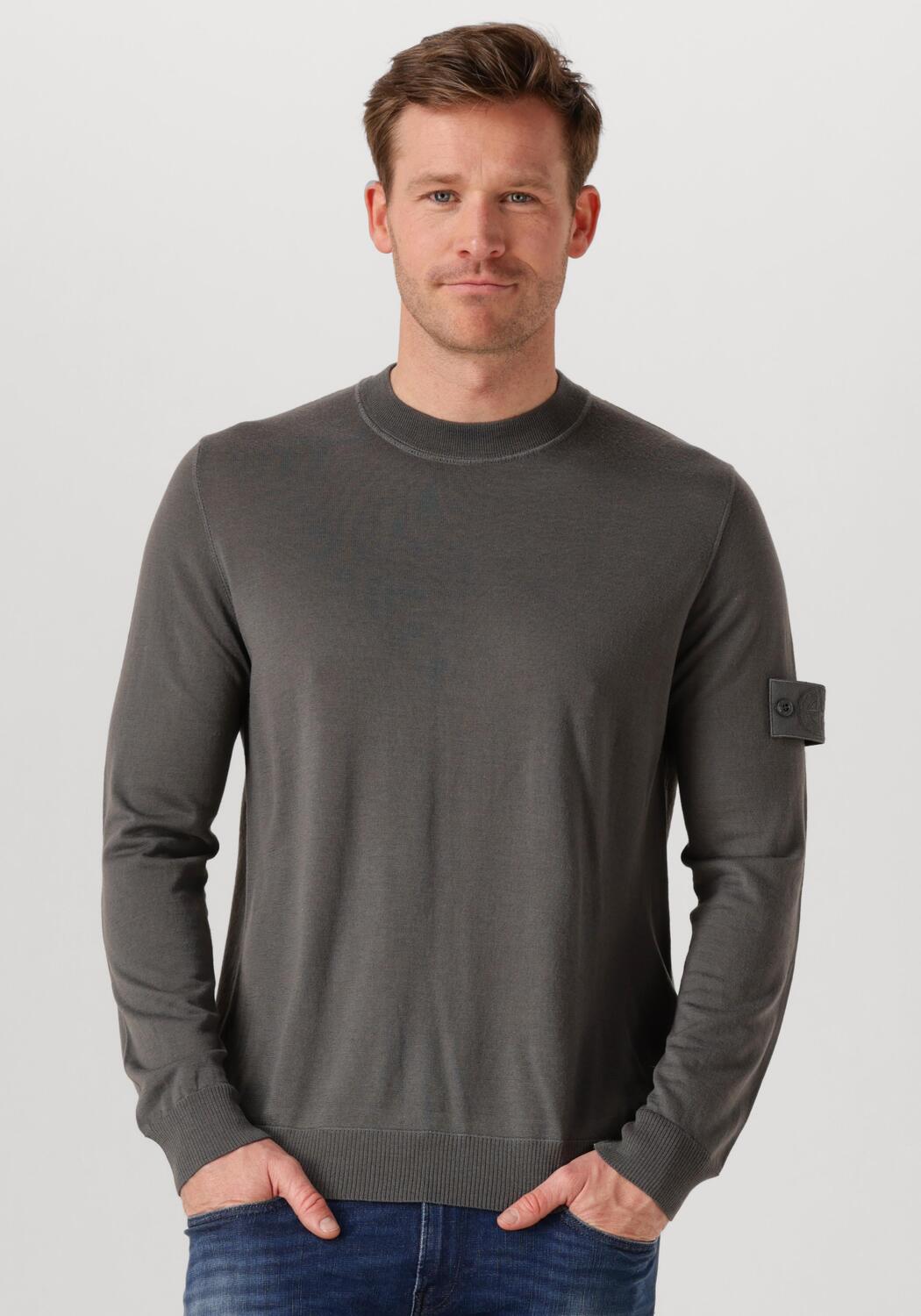 Donkergrijze STONE ISLAND Trui CREW NECK | Assem