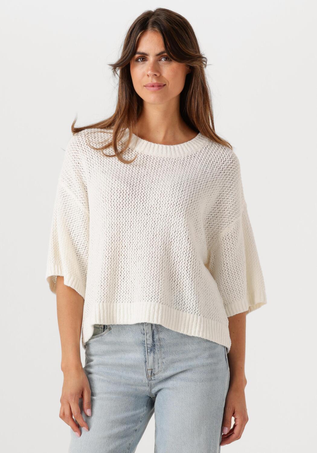 witte dante6 top yoko ajour knitted sweater Assem